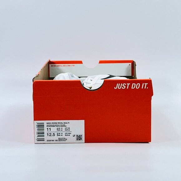Nike Zoom Rival Multi \'White Silver\' DC8749-100 Track Multi Size main image 5